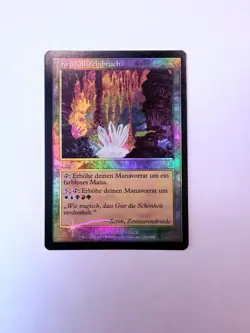 German Foil NM Crystal Quarry - Odyssey, Magic the Gathering MTG - Image 1