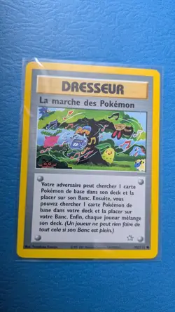Pokemon TCG La marche des Pokemon Trainer 102/111 Rare FR 2001 - Image 1