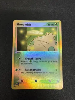 Pokemon TCG Shroomish 78/100 EX Sandstorm Reverse Holo Common 40 LP English - Image 1