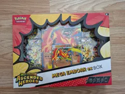 Pokemon TCG - Mega Evolution: Ascended Heroes Mega Emboar ex Box NEW AND SEALED - Image 1