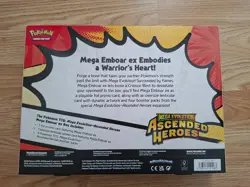 Pokemon TCG - Mega Evolution: Ascended Heroes Mega Emboar ex Box NEW AND SEALED - Image 2