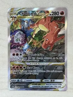 Pokemon TCG Charizard V-Star SWSH262 Black Star Promo NM - Image 1