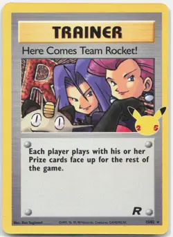 Here Comes Team Rocket! 15/82 Holo Celebrations: Classic Collection Pokemon NM - Image 1