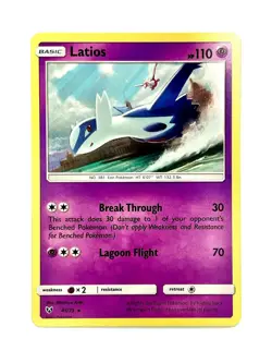 Latios 41/73 Holo Rare Shining Legends Pokemon Holo Near Mint - Image 1