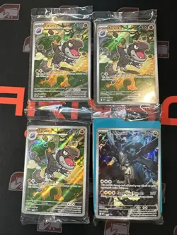 (4) Card Lot Pokemon TCG SEALED! MEP Promo Full Art Holo Tyrunt 70 Zekrom 31 - Image 1
