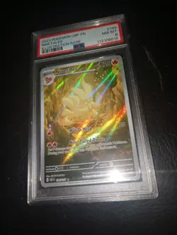 Pokemon Obsidian Flames Ninetails Illustration Rare Card 199/197 PSA 8 - Image 1