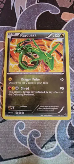 Pokemon TCG Rayquaza Dragon Vault 11/20 Holo Card Near Mint Condition - Image 1