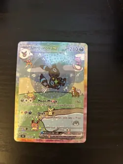 Shiny Umbreon Pokemon Card Display Art Card - Image 1
