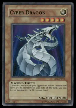 Cyber Dragon Cybernetic Revolution CRV-EN015 Super Rare Yugioh Lightly Played - Image 1
