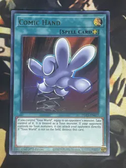 Yugioh: Cosmic Hand - DLCS-EN077 - Ultra Rare - 1st Edition - NM - Image 1