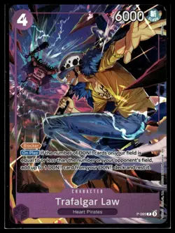 One Piece Promotion Cards #P-093 Trafalgar Law (Illustration Box Vol.6) - Image 1