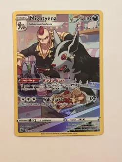 Pokemon TCG Mightyena Full Art Ultra Rare Holo Card TG09/TG30 Astral Radiance - Image 1
