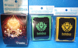 Hololive Official Card Game Accessory Set Case Sleeve Fan Meeting Logo Japan New - Image 1