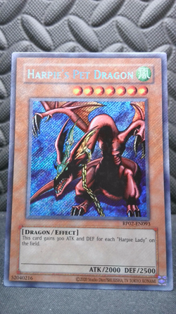 | Yugioh Harpie's Pet Dragon RP02-EN093 Secret Rare Retro Pack 2 [2020] NM- | - Image 2