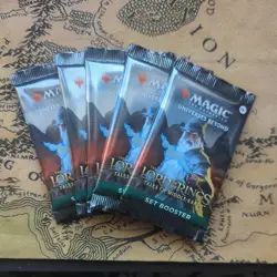 MTG Lord of the Rings – Tales of Middle-earth Set 5x Booster Pack – Sealed - Image 1