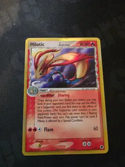 Pokemon TCG Milotic EX Dragon Frontiers Holo Rare Card 5/101 Delta Species - Image 1