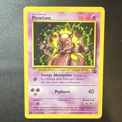 Pokemon TCG Mewtwo 14/53 Wotc Promo Holo English 2000 LP - Image 1