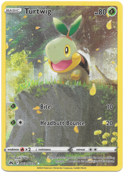 Turtwig Pokemon • Holo Rare • GG31/GG70 Crown Zenith: Galarian Gallery NM - Image 1