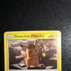 Pokemon TCG Detective Pikachu SM194 Detective Pikachu Promo Holo Basic 90HP - Image 5