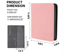 Pokemon Engraved 4 Pocket Sylveon & Eevee Top Loader Binder - Image 4