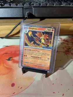 Delphox MEP 074 - Prerelease Stamped Promo - Pokemon TCG: Chaos Rising - NM - Image 1