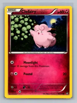 Clefairy 69/111 Common Furious Fists Pokemon Near Mint - Image 1
