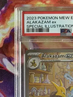 PSA 8 Pokemon TCG Alakazam ex SV Scarlet & Violet 151 201/165 Holo SIR Full Art - Image 2