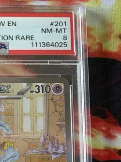PSA 8 Pokemon TCG Alakazam ex SV Scarlet & Violet 151 201/165 Holo SIR Full Art - Image 3