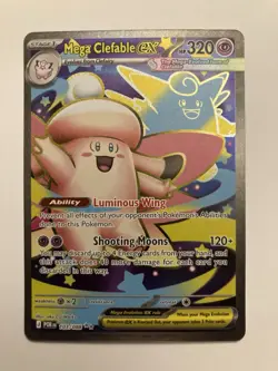 Mega Clefable ex 103/088 Perfect Order Full Art NM/M Pokemon Tcg Pack Fresh - Image 1