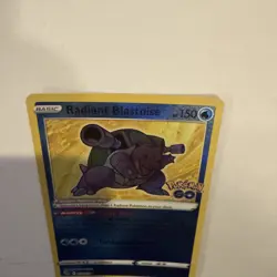 Radiant Blastoise 018/078 Pokemon GO Holo - Image 5