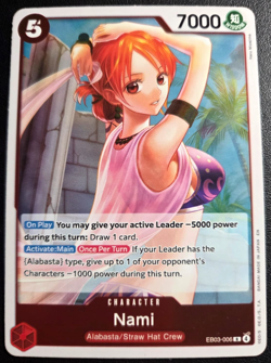 Nami EB03-006 Rare ONE PIECE Tcg Card Game NM RED - Image 1