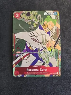 Roronoa Zoro 1st Anniversary Set OP01-025 One Piece Card - Image 1