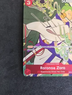 Roronoa Zoro 1st Anniversary Set OP01-025 One Piece Card - Image 2