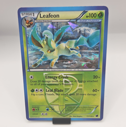 Pokemon Leafeon 11/116 Plasma Freeze Team Plasma Holo Rare Stage 1 100 HP Card - Image 1