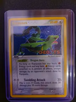 Rayquaza 22/107 Reverse Holo Rare Deoxys LP Pokemon Card - Image 3