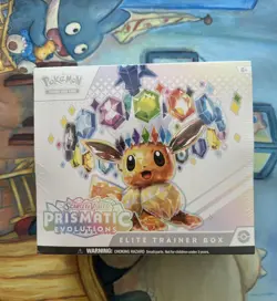 Pokemon Cards - Prismatic Evolutions ETB (Elite Trainer Box), New/Sealed - Image 1
