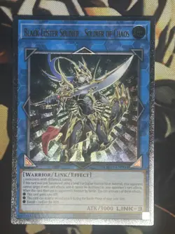 Yugioh: Black Luster Soldier - Soldier Of Chaos - OP17-EN003 - Ultimate Rare -NM - Image 1