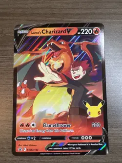 Lance's Charizard V SWSH133 SWSH: Sword & Shield Promo Cards Holo - Image 1