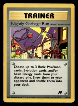 Pokemon Card Team Rocket Nightly Garbage Run 77/82 Uncommon - Image 1
