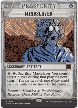 Mindslaver (Foil, Breaking News, #63, NM) Outlaws of Thunder Junction (OTP), MTG - Image 1