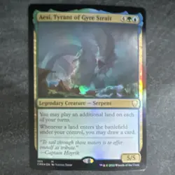 Near Mint Aesi, Tyrant of Gyre Strait 365 - Foil Legendary Creature Mythic MTG - Image 1
