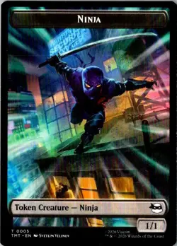 Teenage Mutant Ninja Turtles #5 // 8 Ninja // Food Double-Sided Token - Image 1