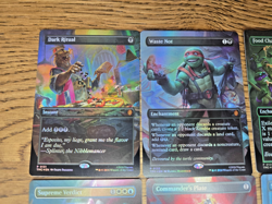 TMNT Pizza Promo Full Set of 6 NM Commander's Plate Food Chain Dark Ritual MTG - Image 2