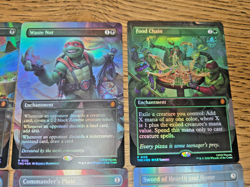 TMNT Pizza Promo Full Set of 6 NM Commander's Plate Food Chain Dark Ritual MTG - Image 3