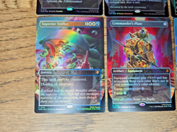 TMNT Pizza Promo Full Set of 6 NM Commander's Plate Food Chain Dark Ritual MTG - Image 5
