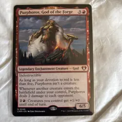 MTG Purphoros, God Of The Forge CMM # 245 Unplayed Mint - Image 1