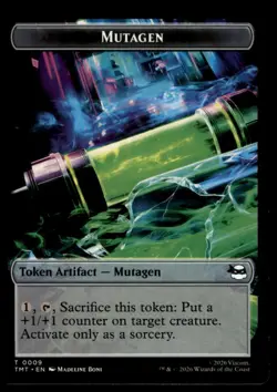 Ninja // Mutagen Double-Sided Token T Teenage Mutant Ninja Turtles 5 // 9 NM - Image 2