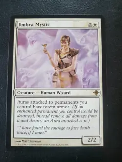 MTG Umbra Mystic EX/NM Rise of the Eldrazi - Image 1