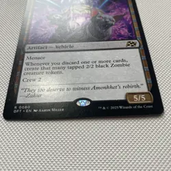 Cryptcaller Chariot - DFT 80 - NM - EN - Rare - MTG Aetherdrift Artifact Vehicle - Image 2