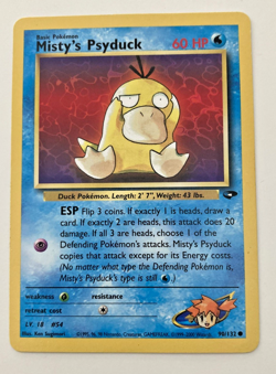 Pokemon TCG Misty's Psyduck Gym Challenge Common Regular Unlimited 90/132 - Image 1
